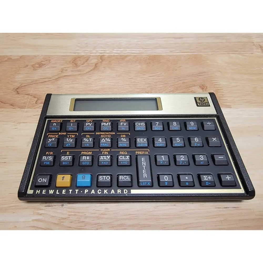 Hewlett Packard HP 12C Financial Calculator w/ Case